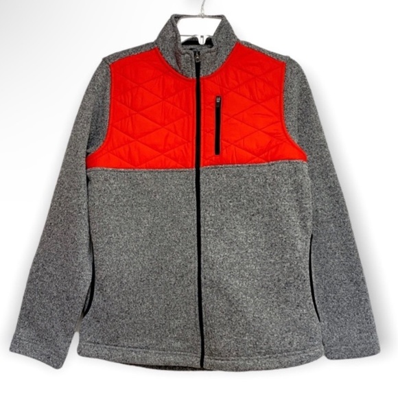 Zyia Red/Grey Ash Cabin Jacket - Picture 4 of 4